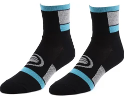 Performance 3" Speed Socks (Black/Blue) (S/M)