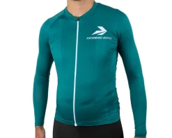 Performance x Voler Air Long Sleeve Jersey (Blue Green) (XS)