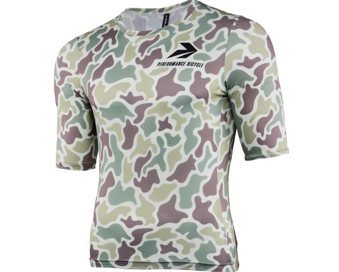Performance x Voler Pro Air Zipperless Short Sleeve Jersey (Camo) (S)