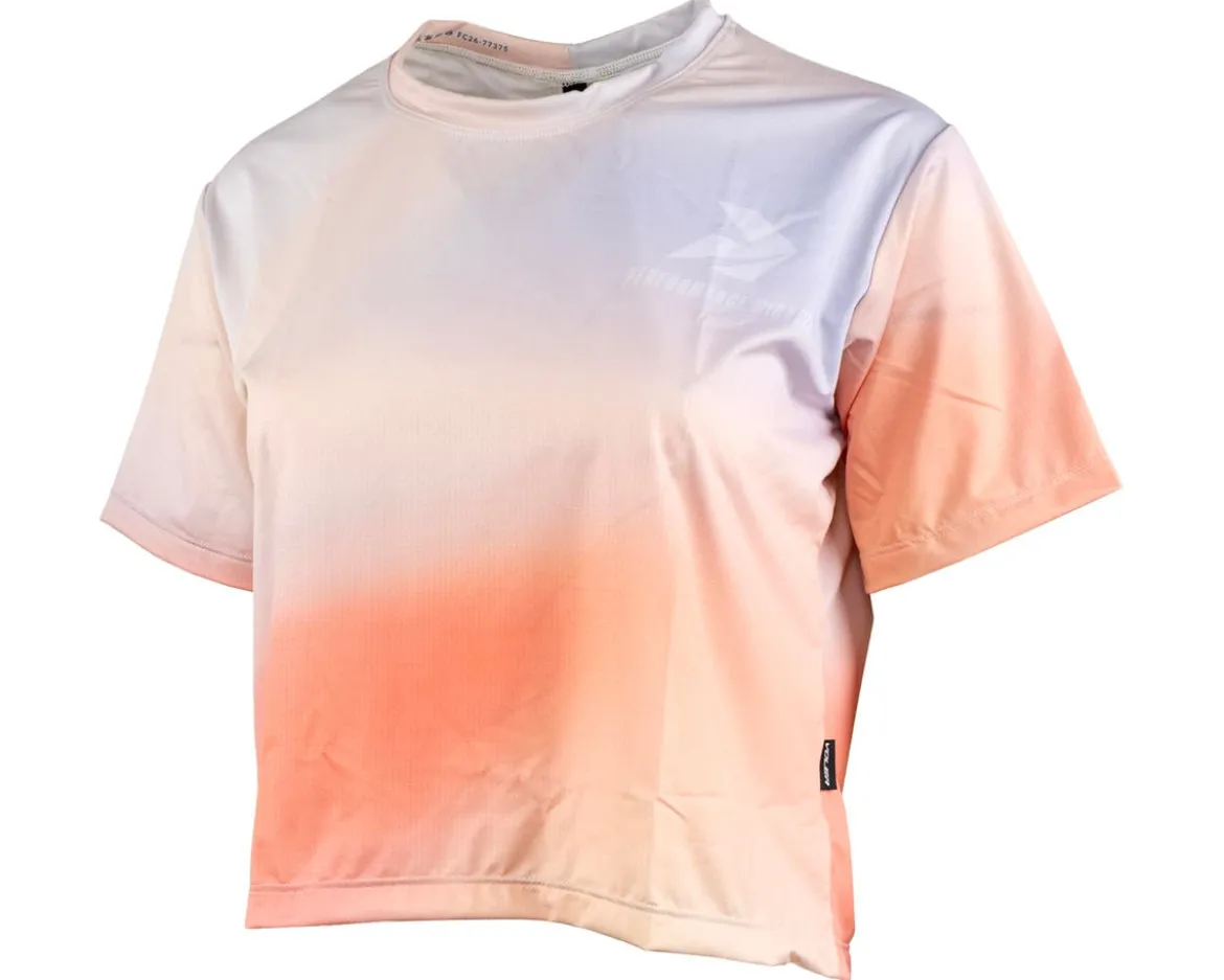 Performance x Voler Women's Crop Top T-Shirt (Peach Gradient) (XS)