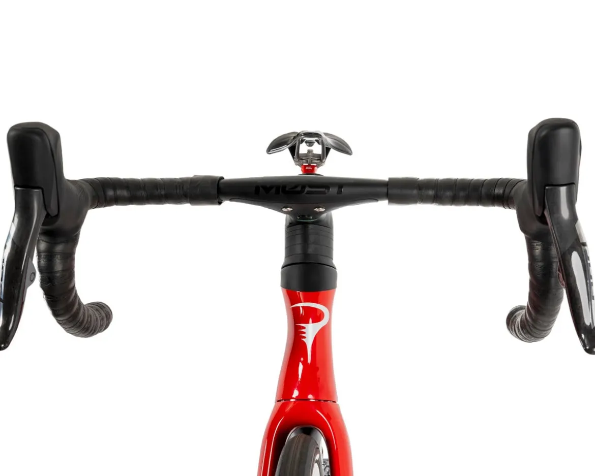 Pinarello Dogma F Disc Cadex/SRAM Red AXS Road Bike (Summit Red) (54cm)