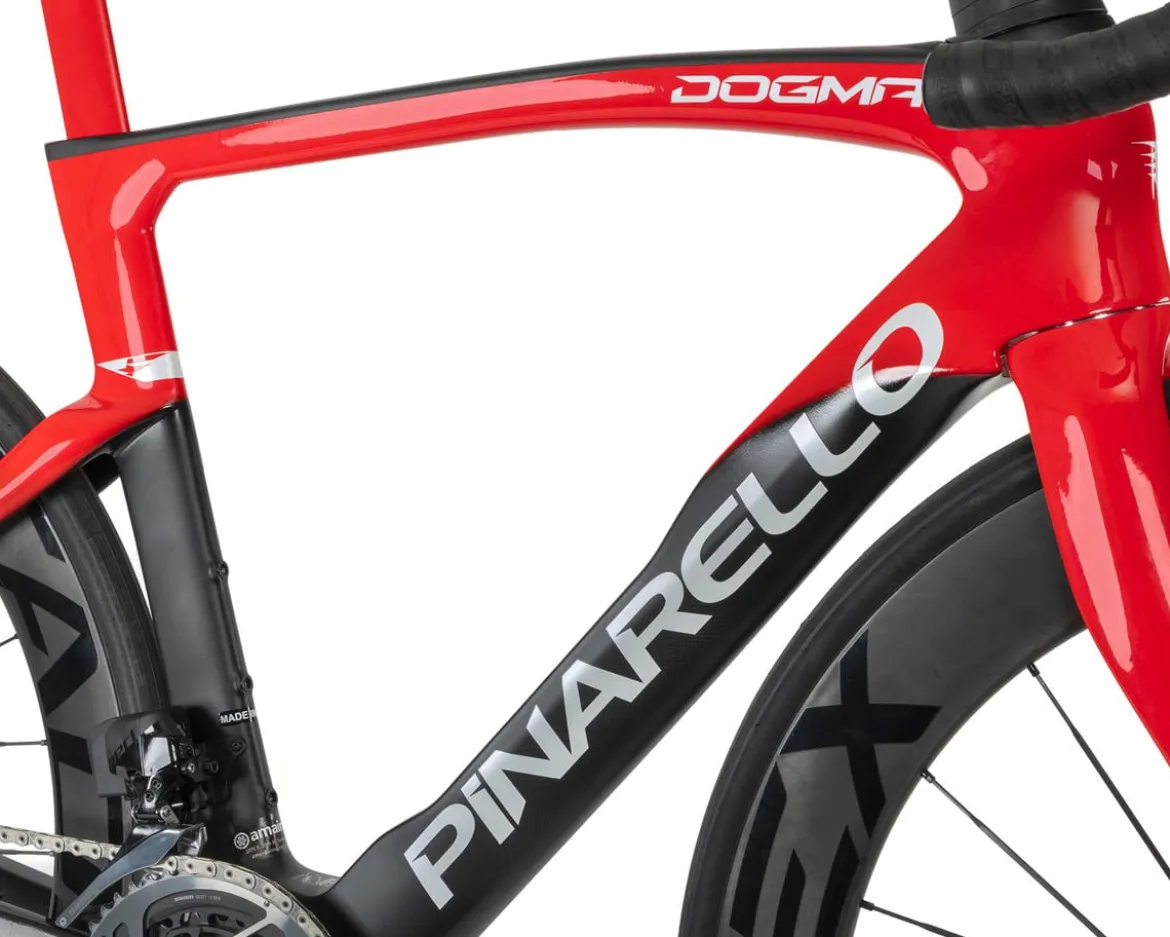 Pinarello Dogma F Disc Cadex/SRAM Red AXS Road Bike (Summit Red) (54cm)