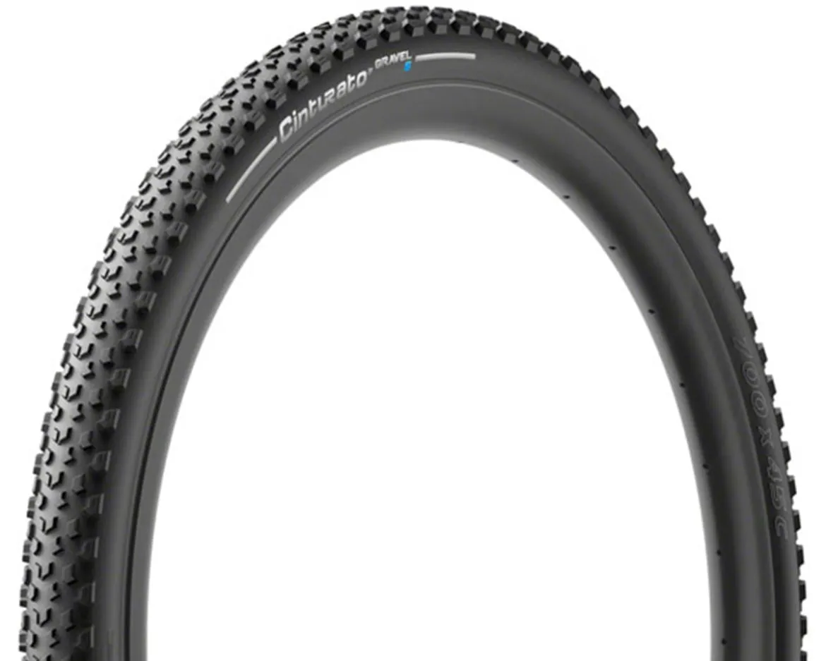 Pirelli Cinturato Gravel S Tubeless Tire (Black) (700c) (40mm) (SpeedGrip/TechWALL)