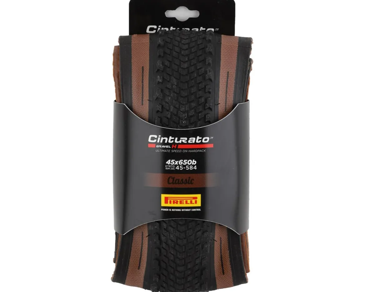 Pirelli Cinturato Gravel H Tubeless Tire (Tan Wall) (650b) (45mm) (SpeedGrip/TechWALL)