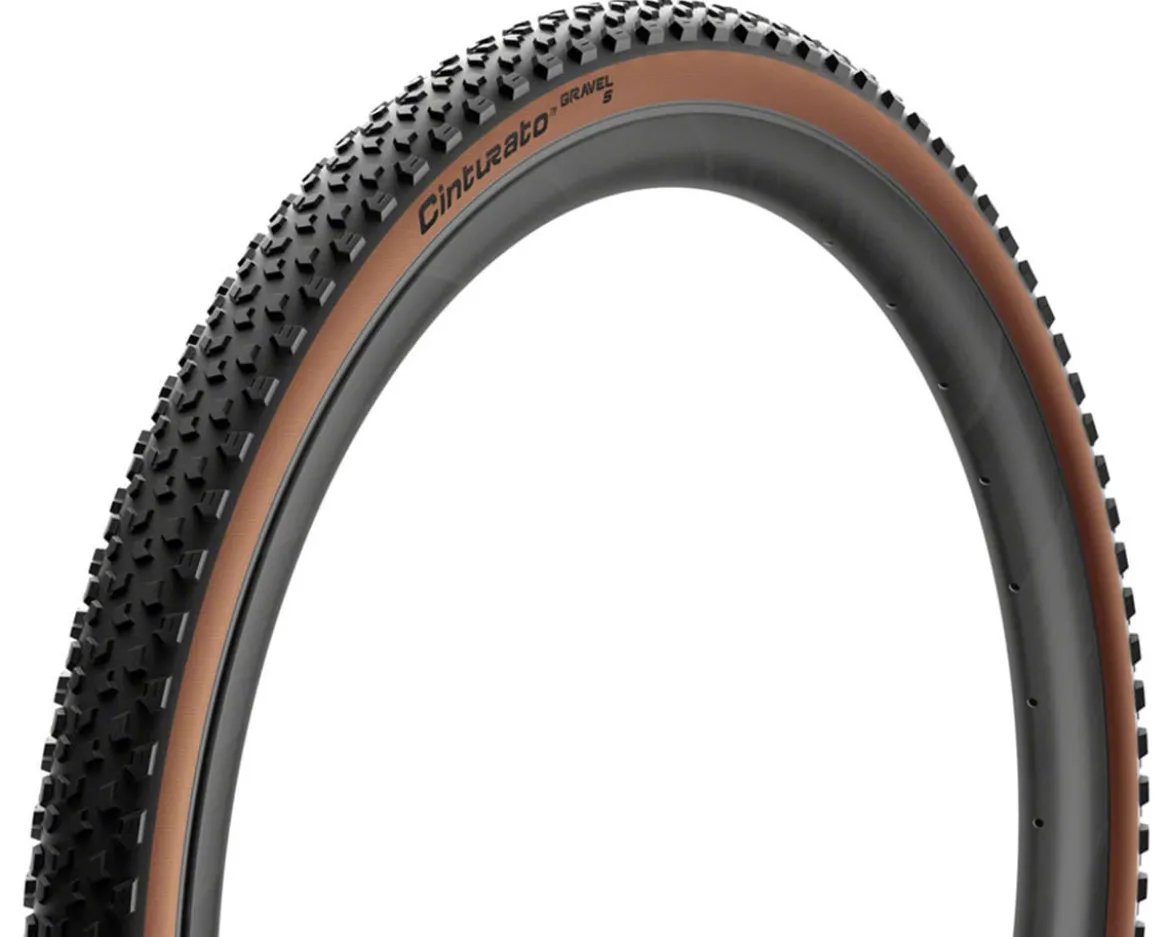 Pirelli Cinturato Gravel S Tubeless Tire (Tan Wall) (700c) (40mm) (SpeedGrip/TechWALL)