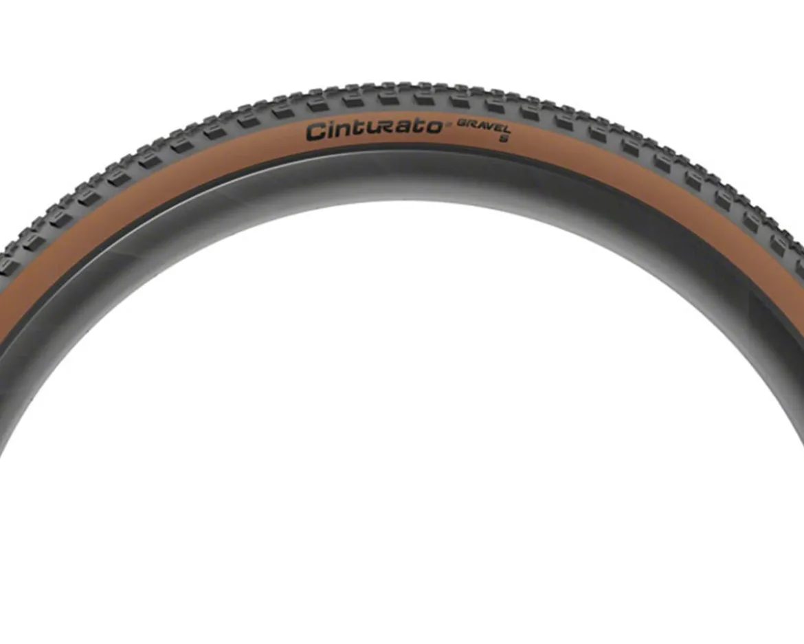 Pirelli Cinturato Gravel S Tubeless Tire (Tan Wall) (700c) (40mm) (SpeedGrip/TechWALL)