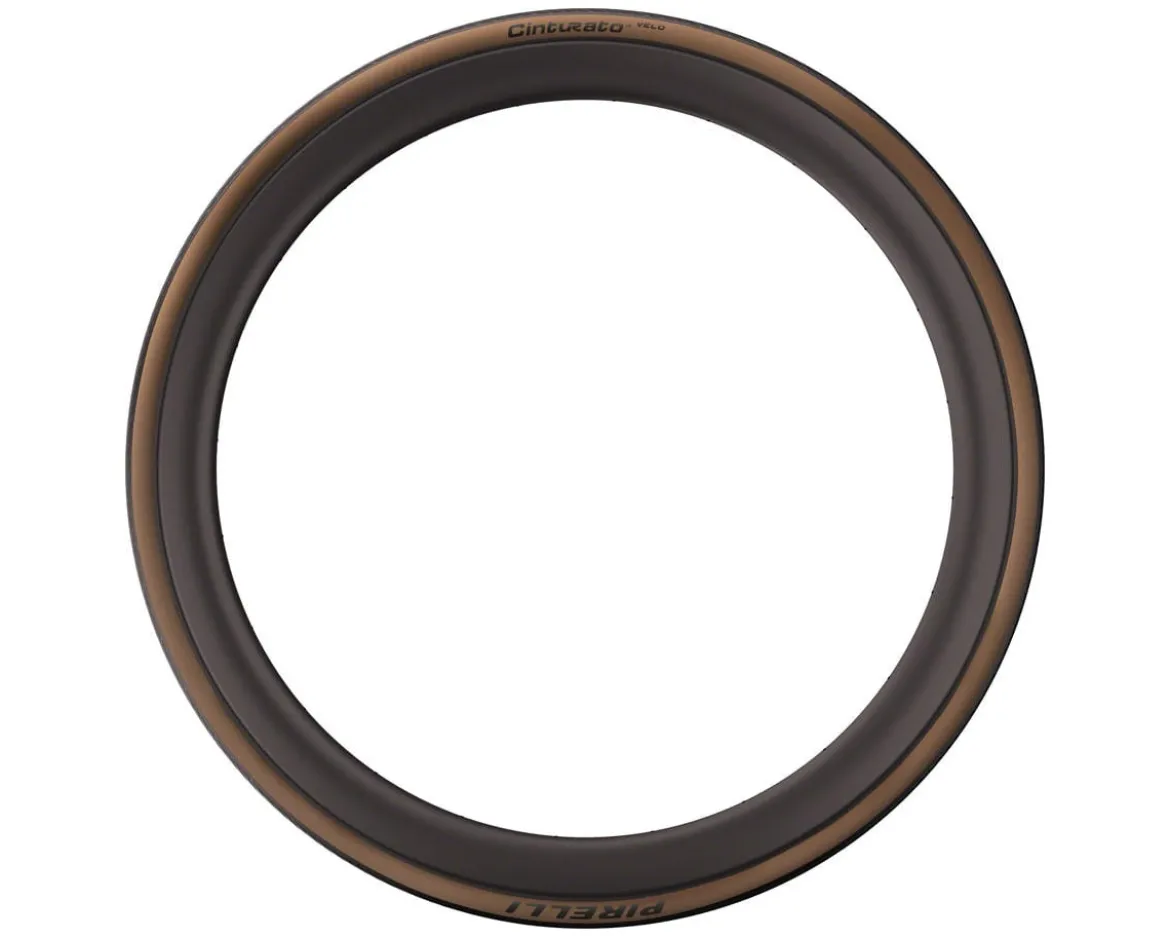 Pirelli Cinturato Velo Tubeless Road Tire (Classic Tan) (700c) (26mm) (Smartnet/Armour Tech)