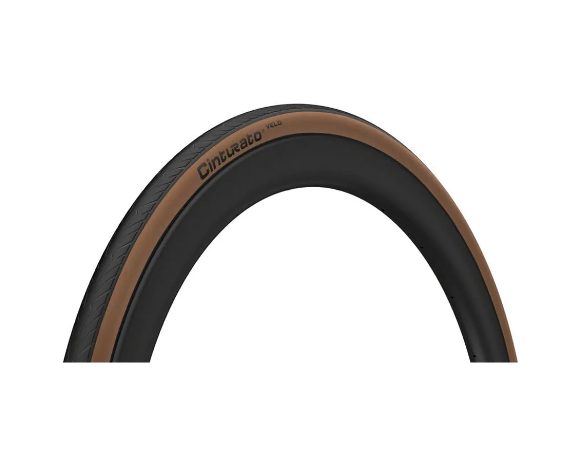 Pirelli Cinturato Velo Tubeless Road Tire (Classic Tan) (700c) (26mm) (Smartnet/Armour Tech)