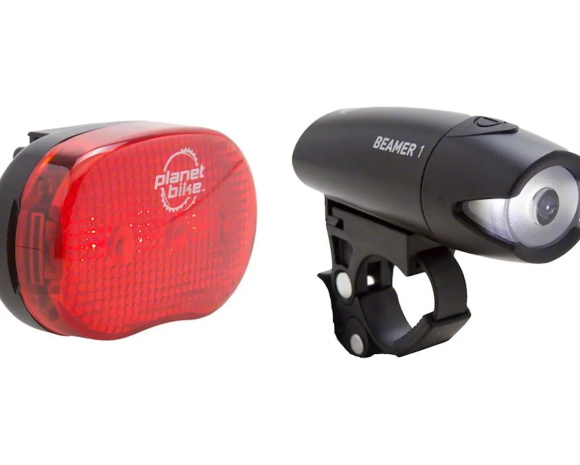 Planet Bike Beamer 1/Blinky 3 Headlight/Tail Light Set