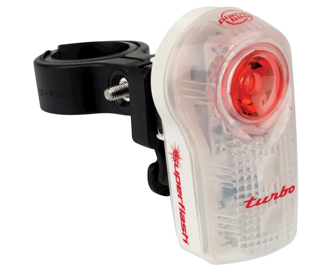 Planet Bike LED Superflash Turbo Tail Light (Red/Clear/White)