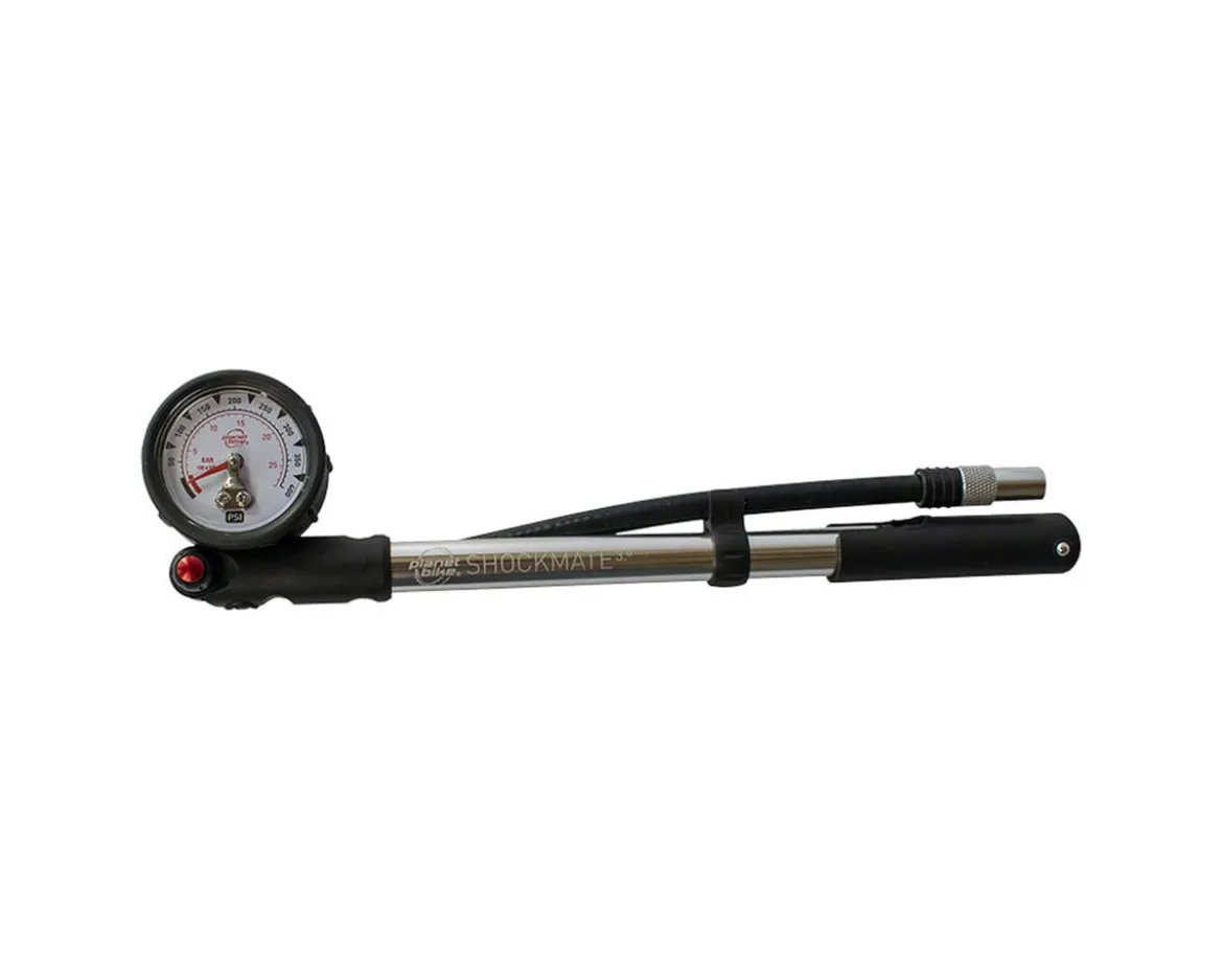 Planet Bike Shockmate 3.0 Suspension Pump (Black/Silver)