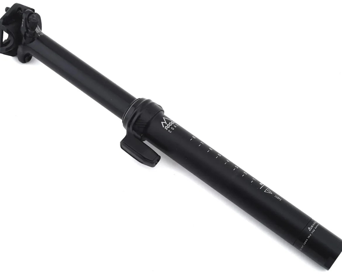 PNW Components Coast Suspension Dropper Seatpost (Black) (30.9mm) (400mm) (External Routing) (120mm) (Remote Not Included)