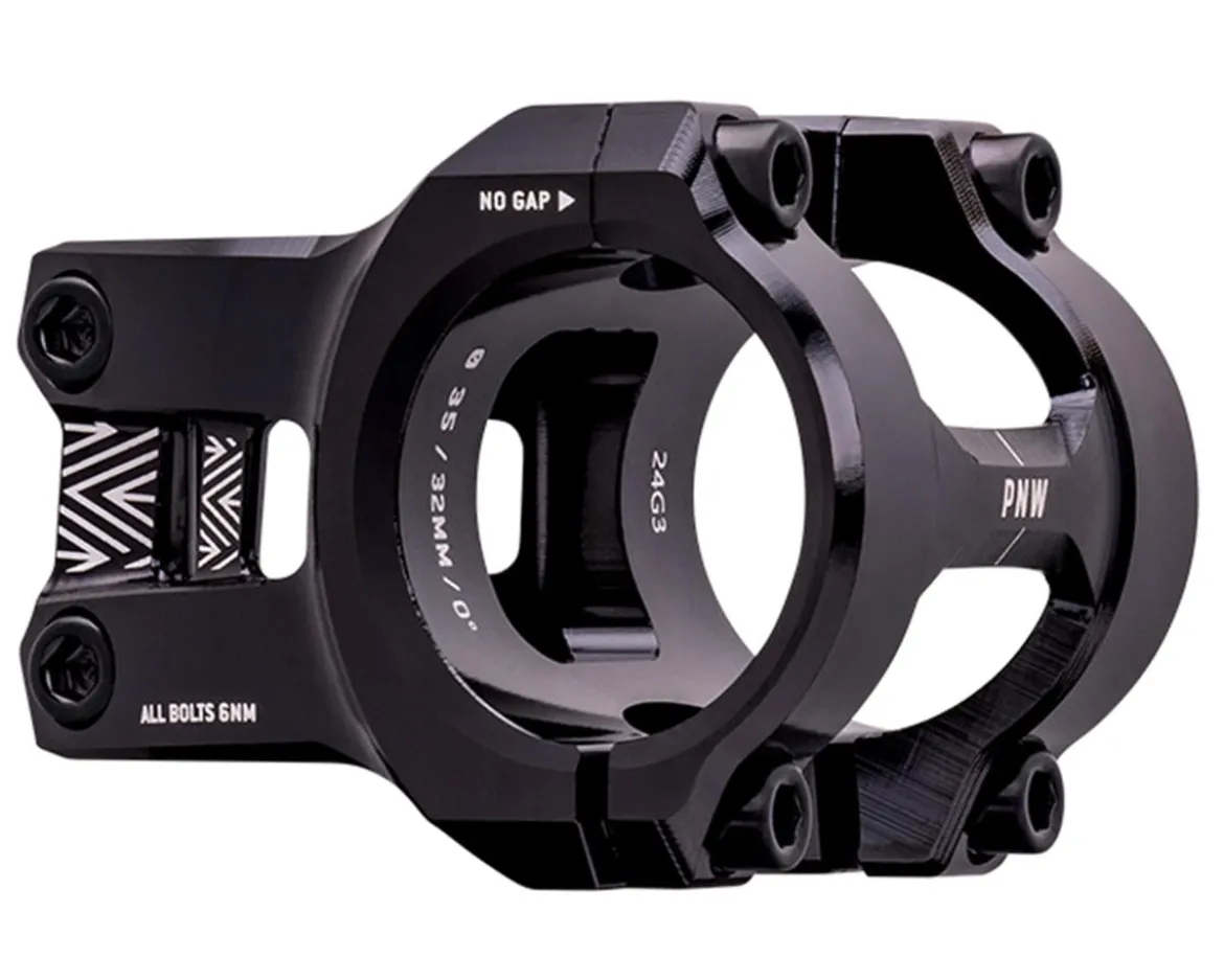 PNW Components The Loam Stem (Blackout Black) (32mm) (35.0mm Clamp) (0°)