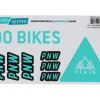 PNW Components X Ground Keeper Custom Handlebar Decal Kit (Seafoam Teal) (For Loam and Range Gen 4)
