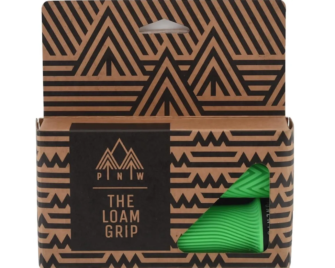 PNW Components Loam Mountain Lock-On Grips (Moto Green) (Regular)