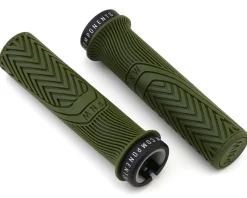 PNW Components Loam Mountain Lock-On Grips (Moss Green) (Regular)