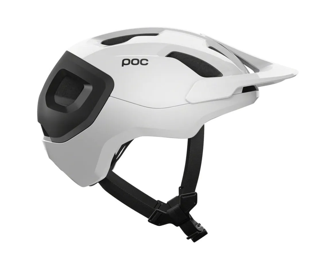 POC Axion Race MIPS Helmet (White/Matte Black) (L)