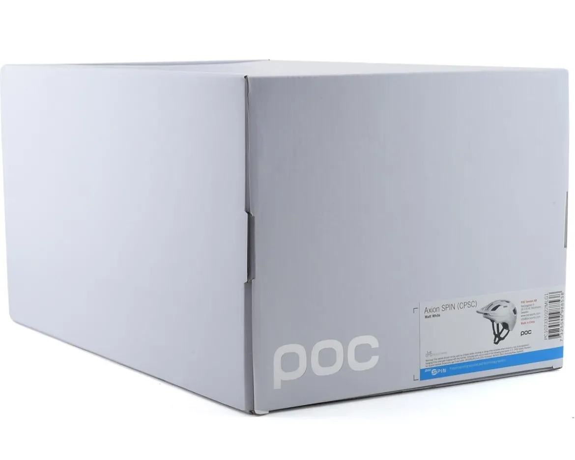 POC Axion SPIN Helmet (Matte White) (XS/S)
