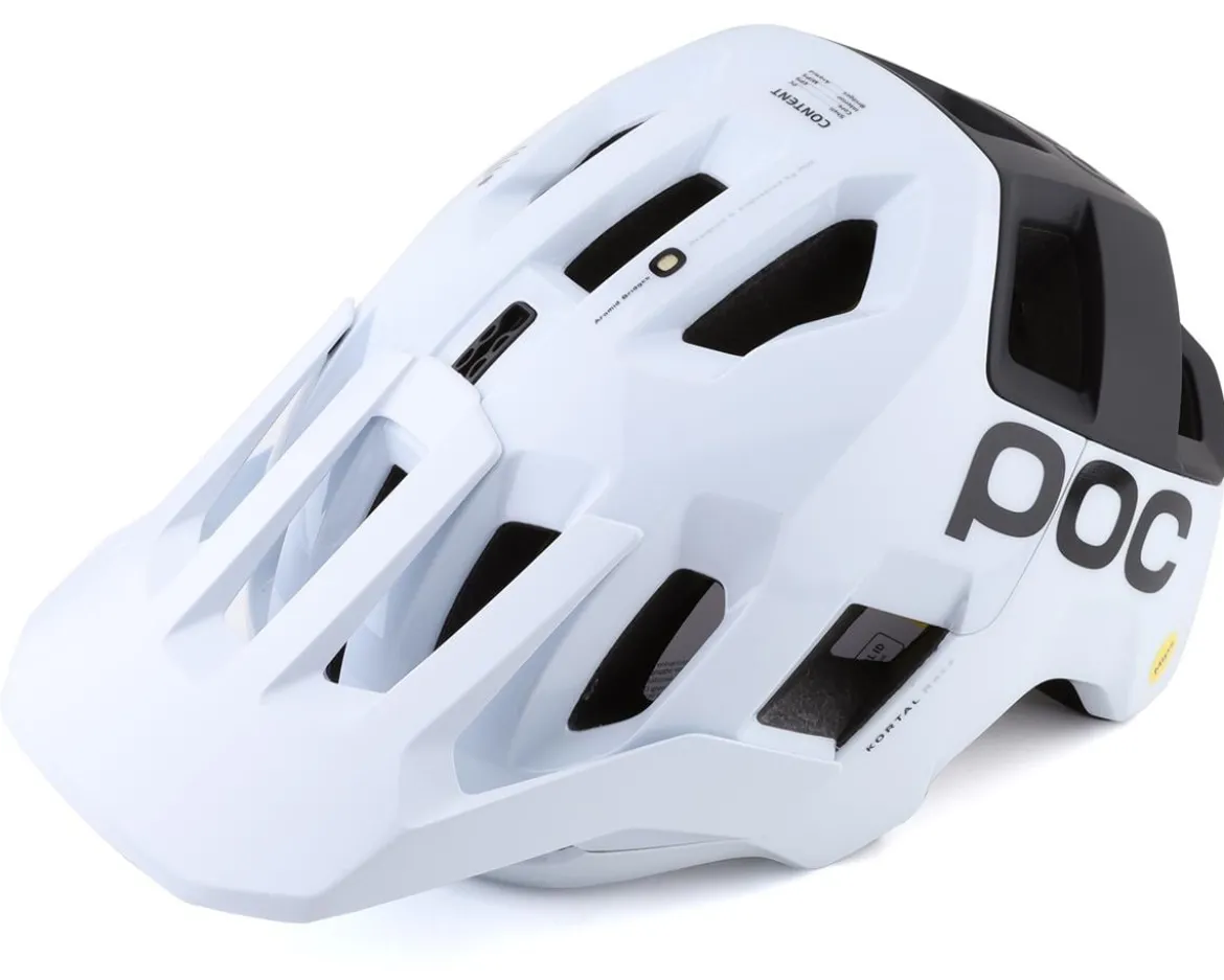POC Kortal Race MIPS Helmet (Hydrogen White/Uranium Matte Black) (M/L)
