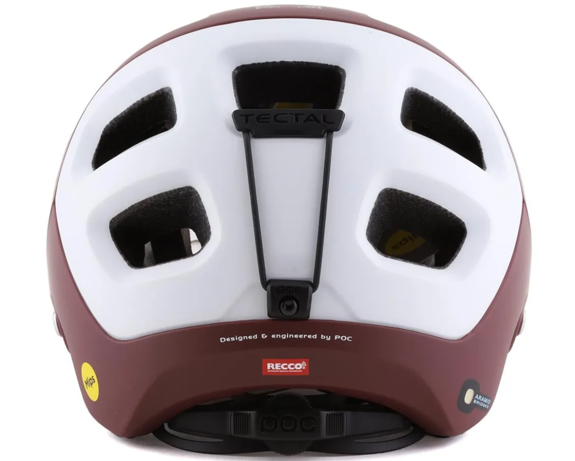 POC Tectal Race MIPS Helmet (Garnet Red/Hydrogen White Matte) (M)