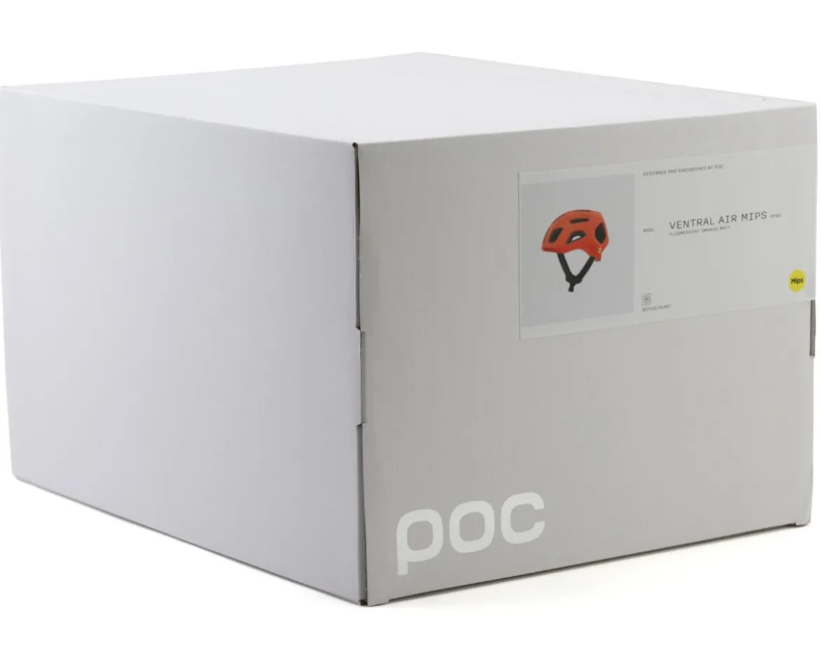 POC Ventral Air MIPS Helmet (Fluorescent Orange Matte) (M)