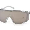 POC Devour Mid Sunglasses (Hydrogen White) (Sunny Silver/Clear) (Clarity Road)