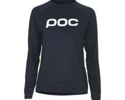 POC Women's Reform Enduro Long Sleeve Jersey (Uranium Black) (L)