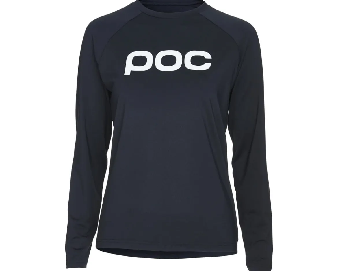 POC Women's Reform Enduro Long Sleeve Jersey (Uranium Black) (L)