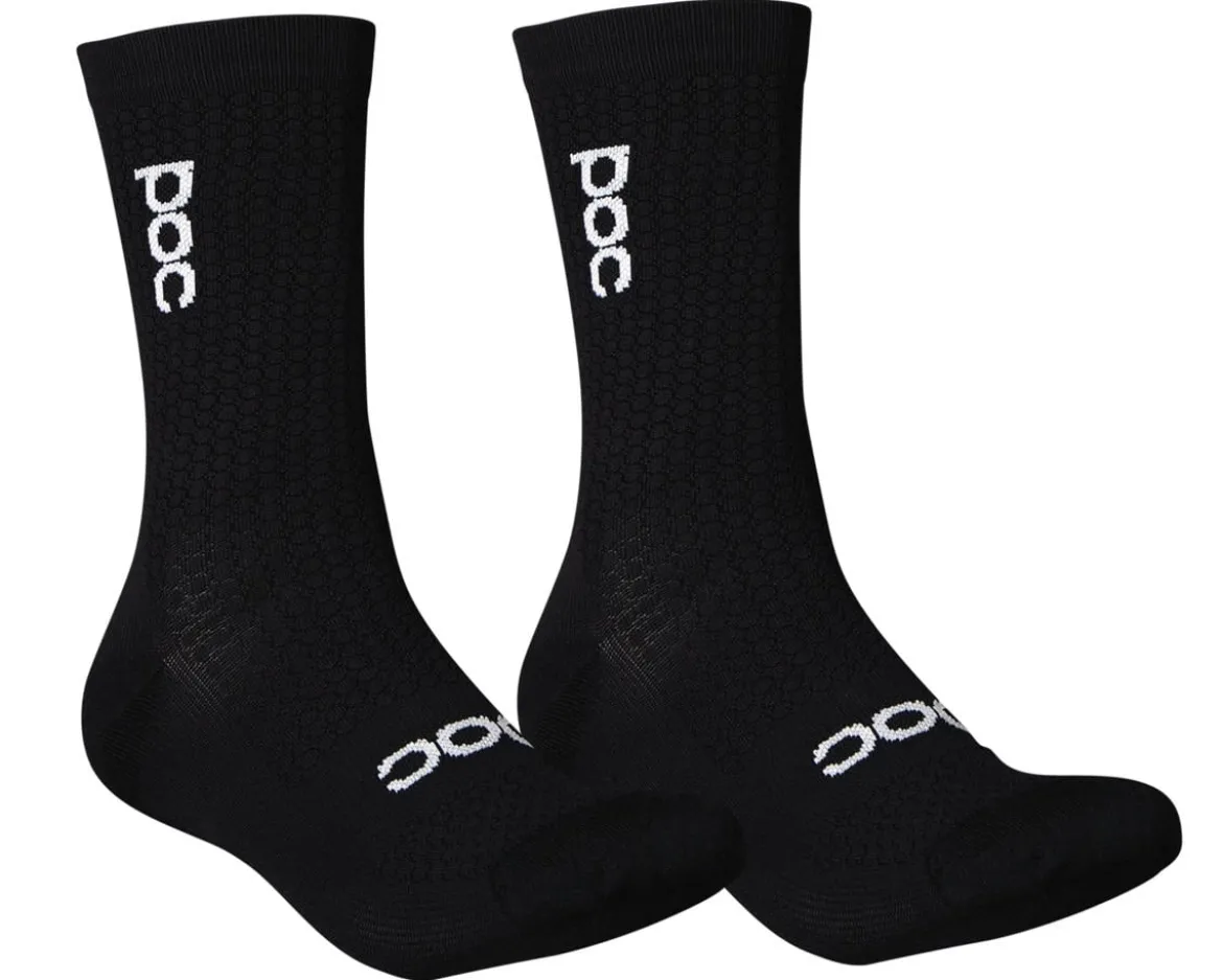 POC Y's Essential Youth Road Socks (Uranium Black) (Youth M)