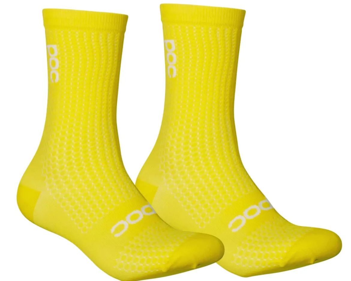 POC Y's Essential Youth Road Socks (Aventurine Yellow) (Youth M)
