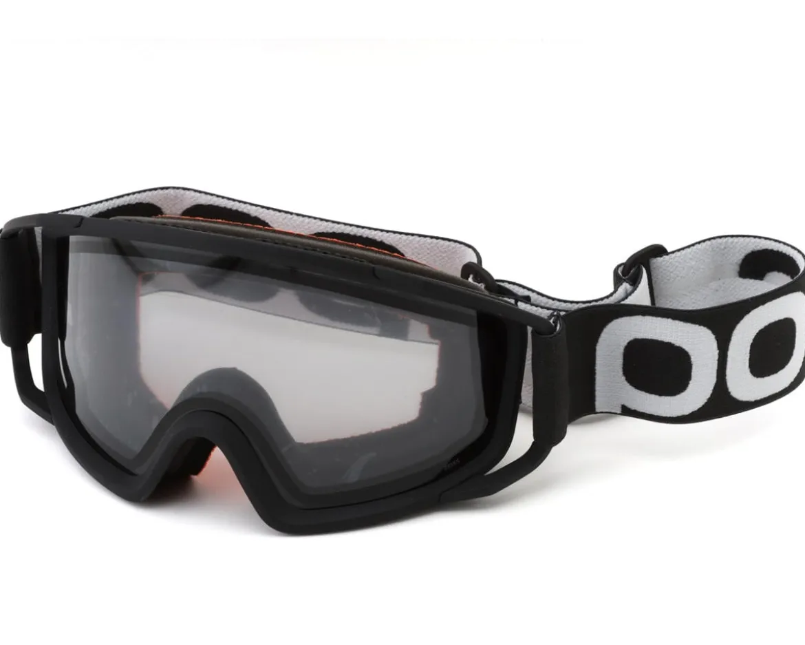 POC Zygon MTB Goggles (Uranium Black) (Clarity Universal/Cloudy Grey)