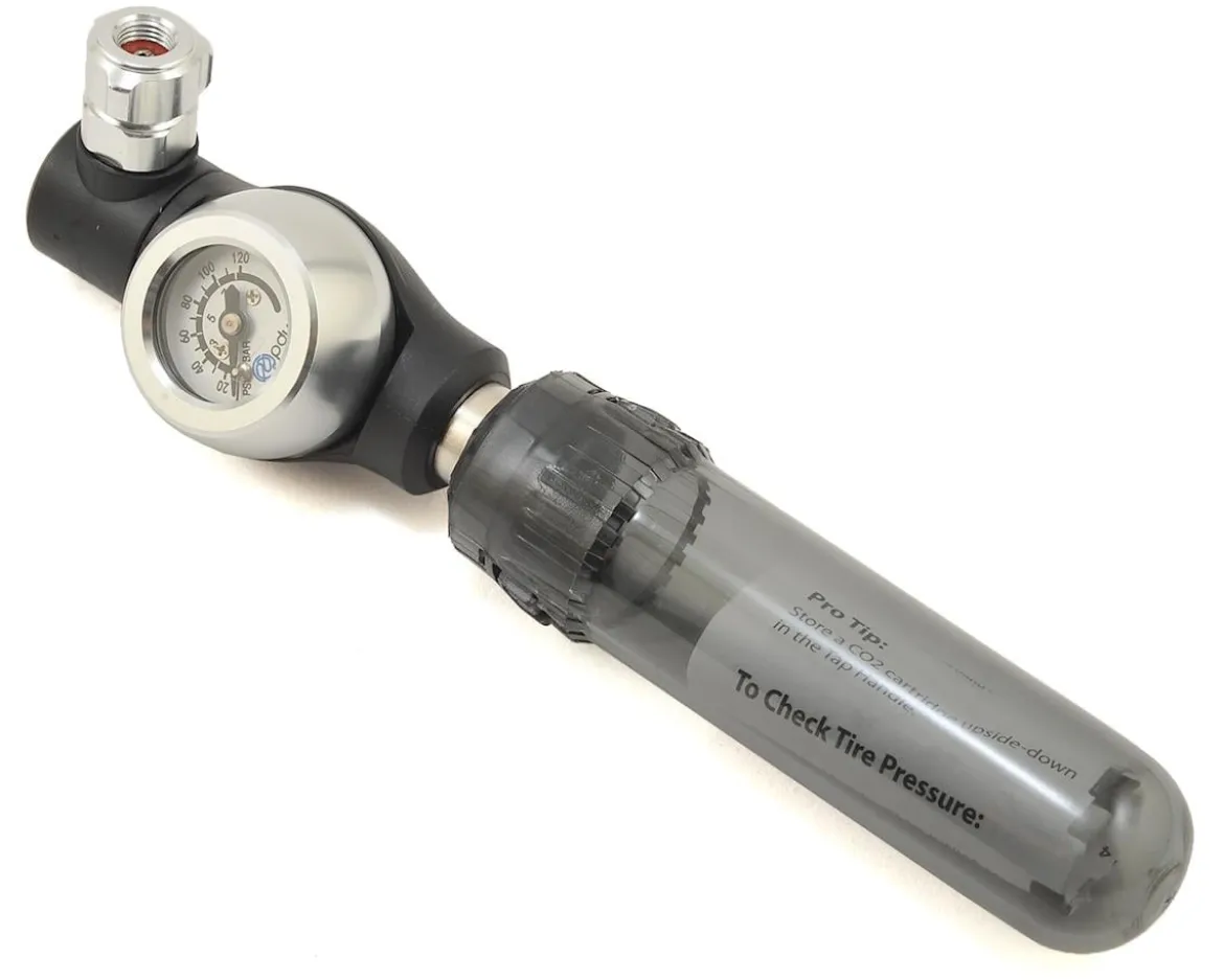 Portland Design Works BARkeep CO2 Inflator w/ Gauge (Black)