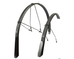 Portland Design Works Full Metal Fender Set (Black) (700c) (45mm)
