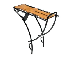 Portland Design Works Loading Dock Rear Rack w/ Bamboo Deck (Brown/Black) (Alloy)
