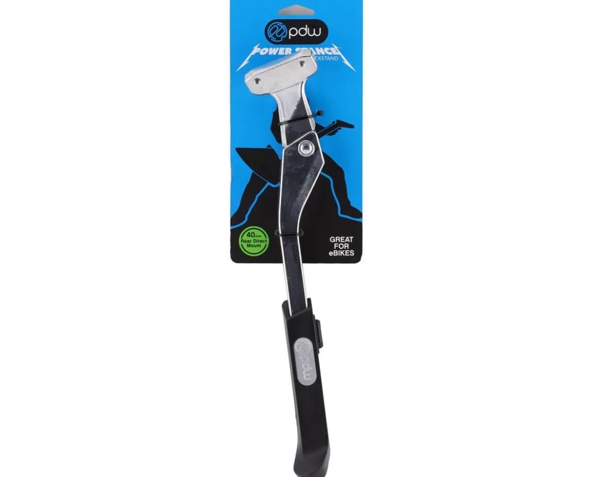 Portland Design Works Power Stance Kickstand (Silver) (Rear Mount) (40mm)