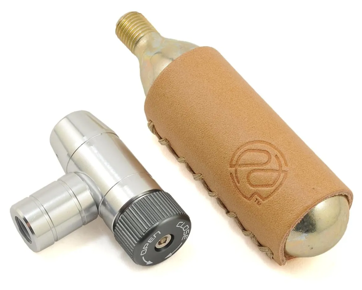 Portland Design Works Shiny Object CO2 Inflator (Silver) (w/ 16g Cartridge)