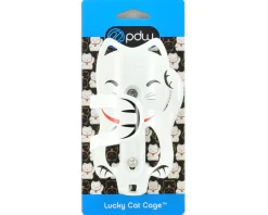 Portland Design Works The Lucky Cat Water Bottle Cage (White)