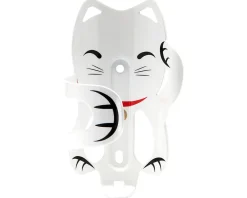 Portland Design Works The Lucky Cat Water Bottle Cage (White)