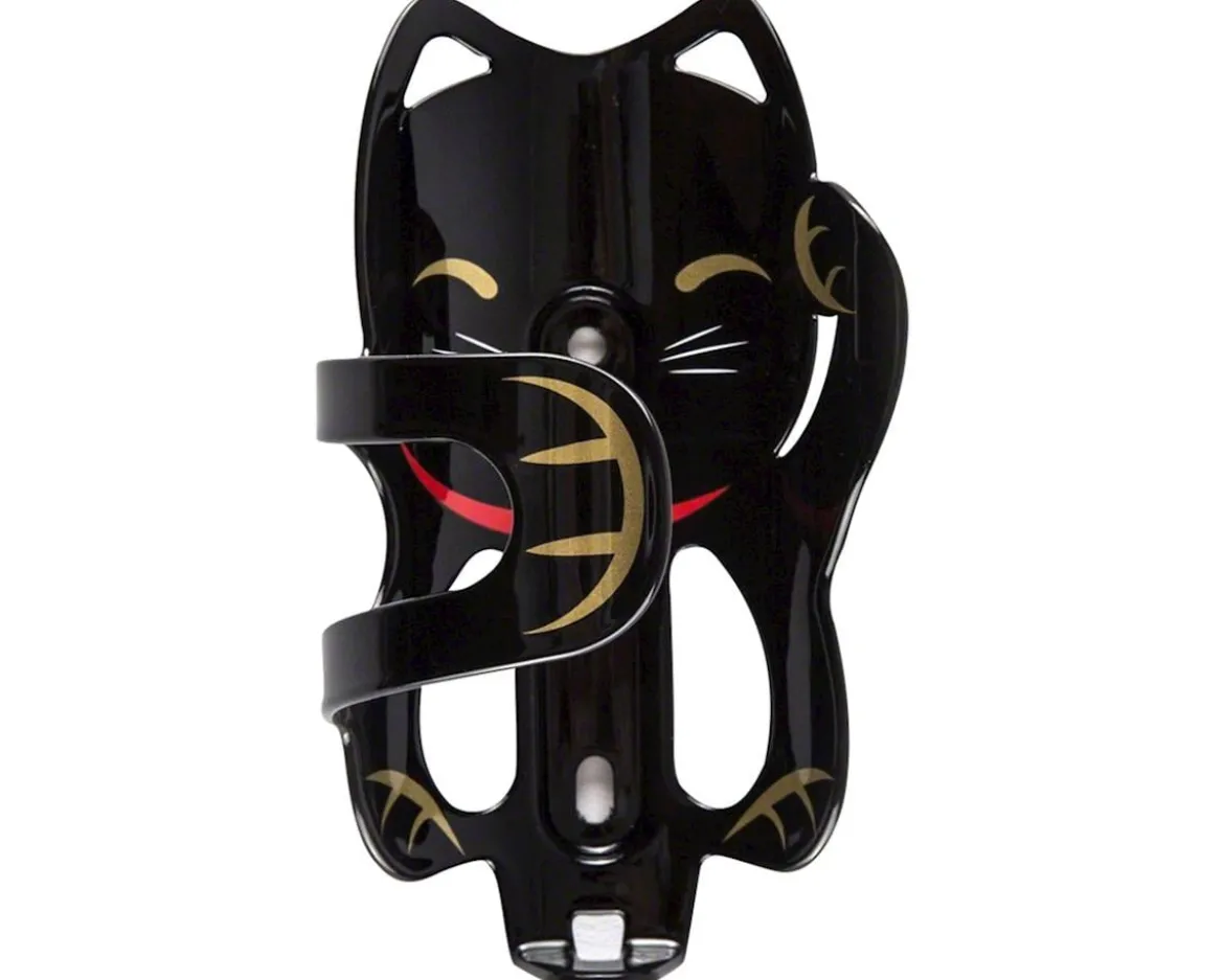Portland Design Works The Lucky Cat Water Bottle Cage (Black)