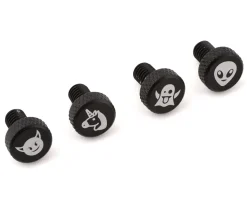 Portland Design Works Zit Bitz Decorative Frame Bolts (Black) (Creatur) (4-Pack)