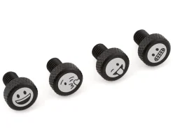 Portland Design Works Zit Bitz Decorative Frame Bolts (Black) (Faces) (4-Pack)