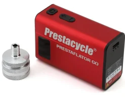 Prestacycle Prestaflator GO Portable Digital Tire Inflator (Red)
