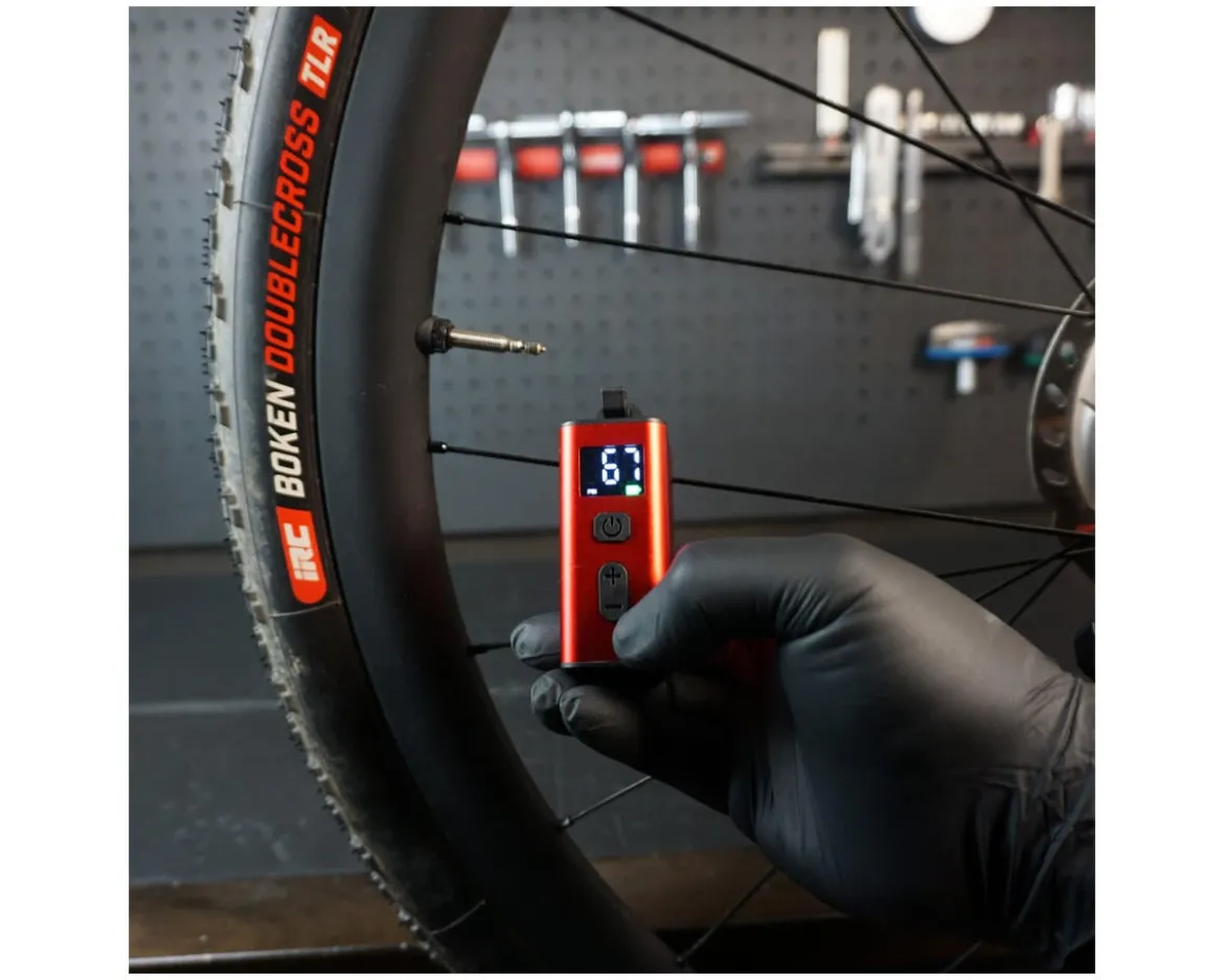 Prestacycle Prestaflator GO Lite Tire Inflator (Red)