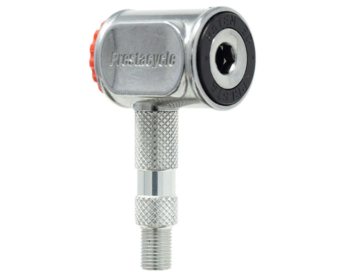 Prestacycle Pro Presta Head (Silver) (Also Works w/Clik)