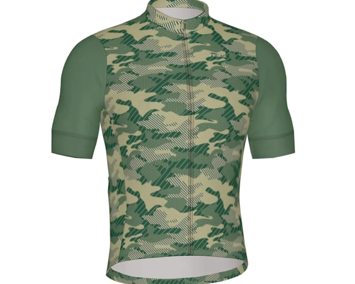 Primal Wear Men's Helix 2.0 Jersey (Green Camo) (S)