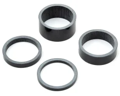PRO 1-1/8" UD Carbon Headset Spacer Set (Black) (3, 5, 10, 15mm)