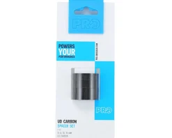 PRO 1-1/8" UD Carbon Headset Spacer Set (Black) (3, 5, 10, 15mm)