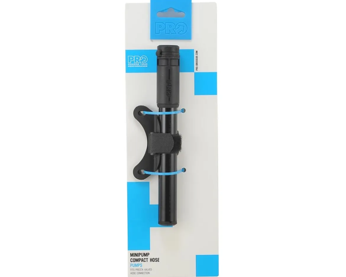 PRO Compact Mini Pump w/ Hose (Black) (Presta Only)