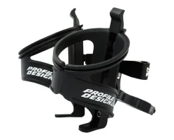 Profile Design Aqua Rack ii Dual Water Bottle Cage (Black) (Seatpost Mount) (w/ Co2 Cartridge Mount)