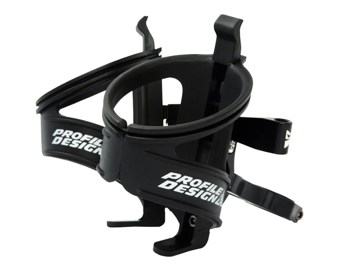 Profile Design Aqua Rack ii Dual Water Bottle Cage (Black) (Seatpost Mount) (w/ Co2 Cartridge Mount)